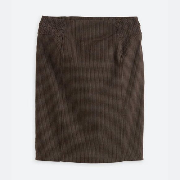 Tribal Checked Pencil Skirt - Picture 4 of 7